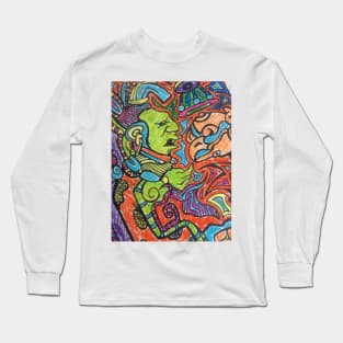 Mayan Multi-Color Long Sleeve T-Shirt